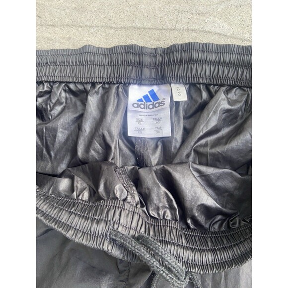 Y2K Adidas Windbreaker Jacket Pink Black XL 2001 Vintage Baggy Capri Pants - Picture 15 of 16